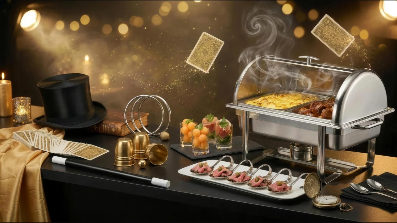 Raritäten mit Buffet · das Weihnachts-Special im Black Table Magic Theater Aachen