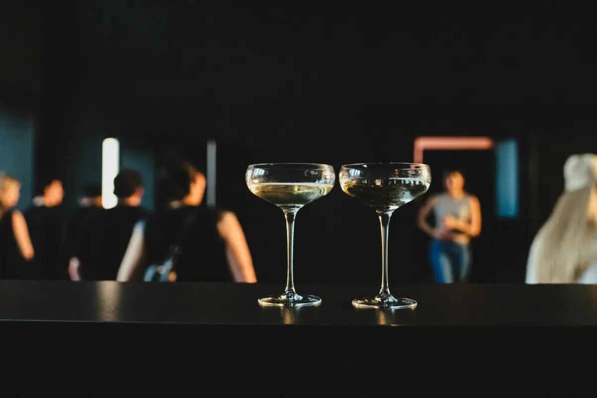 Foyer – sparkling wine reception before the show